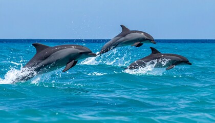 Fototapeta premium Dolphin, in the ocean