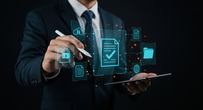 Digitale Dokumentenverwaltung und Datensicherheit in modernen Gesch&auml;ftsanwendungen