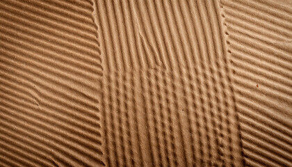 Fototapeta premium brown corrugated cardboard paper sheet texture background