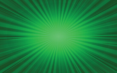 Green Comic Background Pop Art Style Retro Comic Backdrop, Vector Halftone Illustration for Superhero Text, Speech Bubble, and Message Design