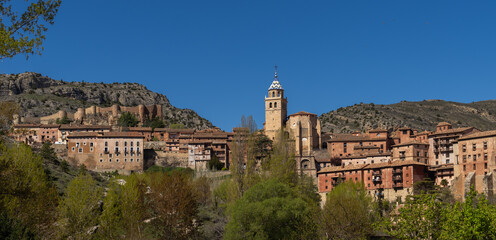 Fototapeta premium Photograph of the village of Albarracín in Teruel, Aragon, Spain