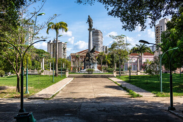 Obraz premium Praca Da Republica, Republic Park at Belem do Para, Brazil