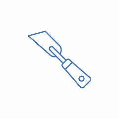 painting tool knife icon sign vector