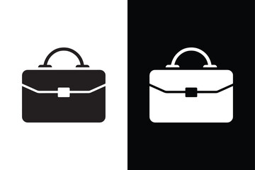 Briefcase icon vector on White Background ,Vector Art Illustration on white background.