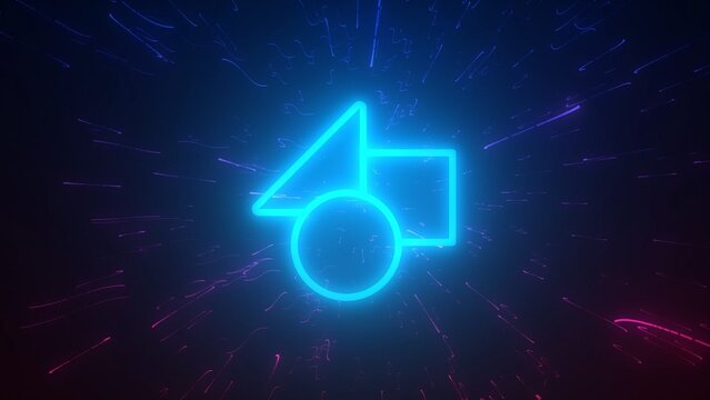 Glowing Particles Shiny Text & Logo Intro