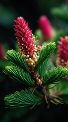 Close-up of Pink Cone