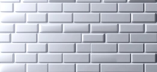 Fototapeta premium Modern, light gray brick wall texture