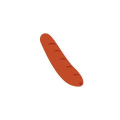 hot dog food snack sausage emoji vector symbol sign illustration