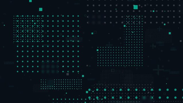 Digital Sci-Fi Technology Animated Background