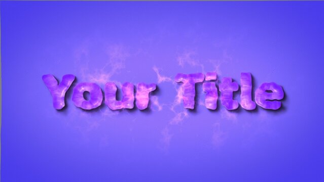 Mysterious Magical Dust Text & Title Intro