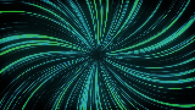 Rotating Lines Portal Fly In Animated Background