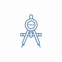 technical drawing design icon sign vector