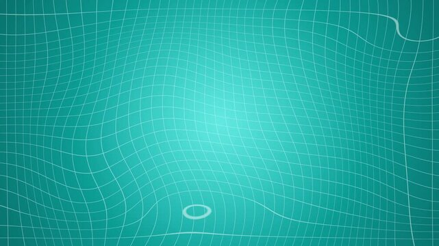 Cyan blue Grid Graph Pattern with Turbulence And gradient Background , Free To Use, Free Stock Video. 4K 29 fps