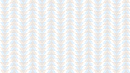 Blue and beige triangle stripe pattern on white background. Abstract background with vertical stripes triangle pattern.