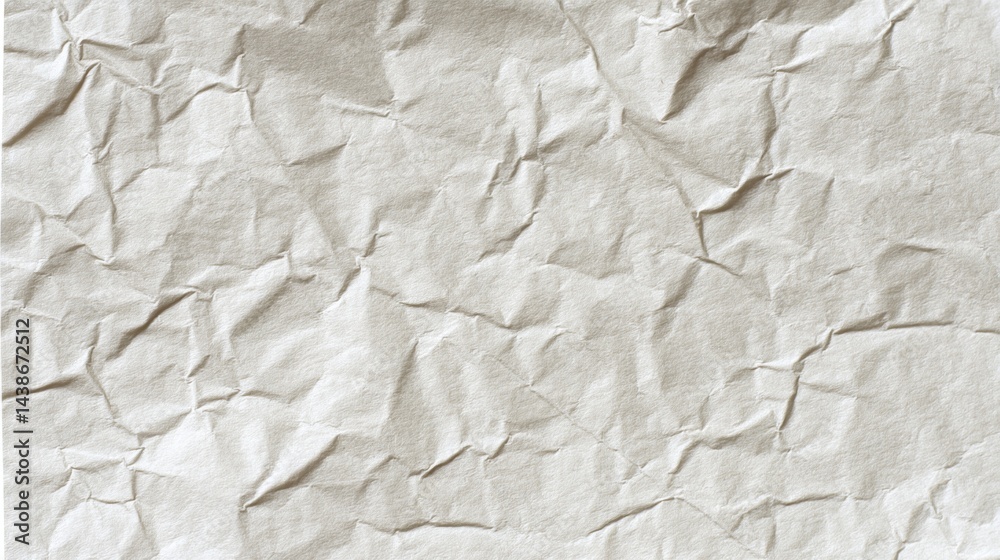 Poster crumpled paper texture offers a distinctive and visually captivating background, enhancing design pr