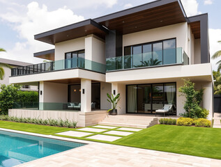 modern luxury hotel resort exterior