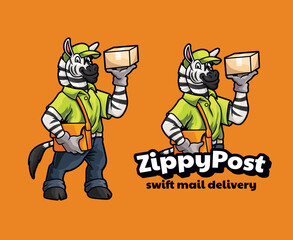 Postal Delivery Mascot