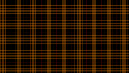 Orange and black  plaid fabric texture background. Luxury plaid checkered seamless pattern.