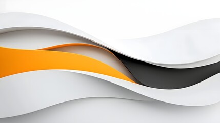 Fototapeta premium Elegant abstract composition with harmonious curves lines and gradients creating a fluid minimalist and contemporary visual experience
