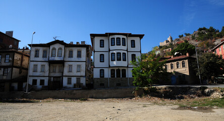 Boyabat Town, located in Sinop, Turkey, is famous for its old Ottoman houses.