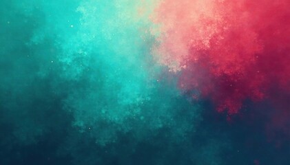 Fototapeta premium Abstract noise gradient, dark teal to light aqua blend, digital art, texture, blue