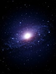Obraz premium Celestial Spiral Galaxy - A vibrant spiral galaxy, millions of stars, cosmic dust, deep space exploration, celestial wonder. Symbolizing: vastness, creation, mystery, wonder, infinity