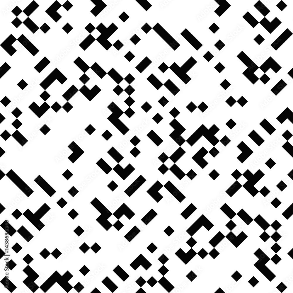 Poster random seamless abstract pixel noise pattern background