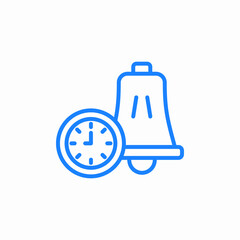 alarm bell icon sign vector