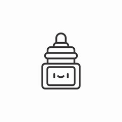 baby bottle icon sign vector
