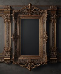 Intricate Victorian-style frames, ornate details ,  detail,  retro,  filigree