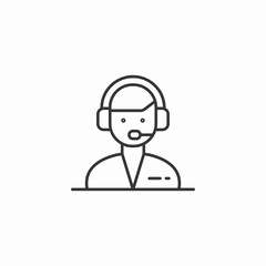 customer support icon sign vector