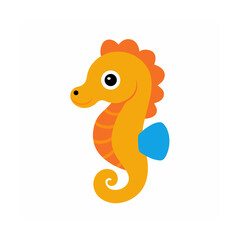 Fototapeta premium Adorable Animal Vector Clipart Wildlife and Pets on White Background