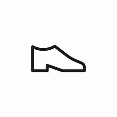slip on shoe icon sign vector