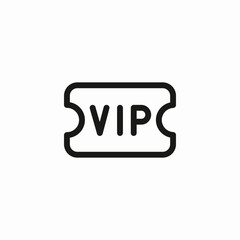vip discount label icon sign vector