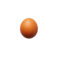 Speckled Brown Egg isolated on transparent background