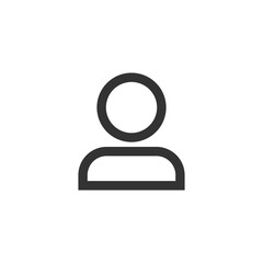 Avatar icon. User symbol modern, simple, vector, icon for website design, mobile app, ui. Vector Illustration