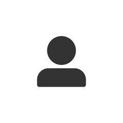 Avatar icon. User symbol modern, simple, vector, icon for website design, mobile app, ui. Vector Illustration