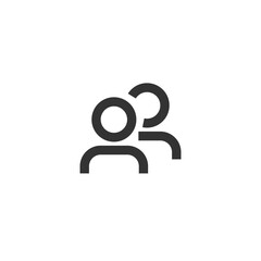 Group icon. Users symbol modern, simple, vector, icon for website design, mobile app, ui. Vector Illustration