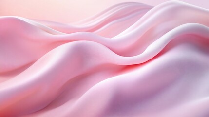 Obraz premium Pink silks gentle undulation and folds