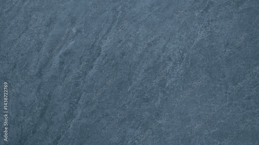 Poster Abstract blue gray texture background, rough old surface is covered with cracks and has a rough structure