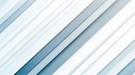 Obraz premium Abstract Diagonal Stripes in White and Blue-Gray