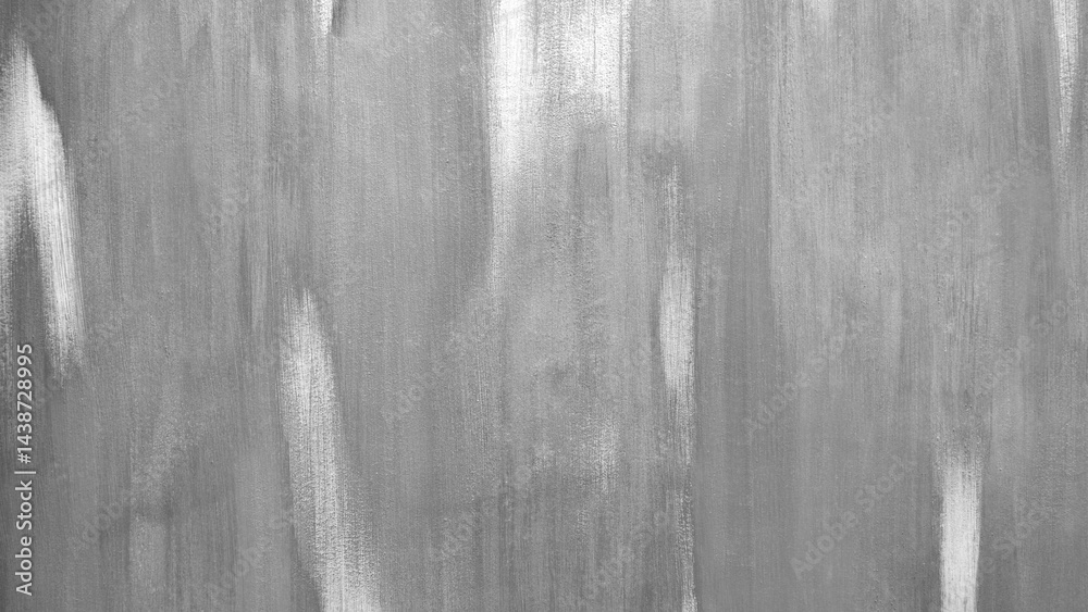 Fototapete Gray wall with many cracks holes scratches and marks. wall is made of concrete and has a rough texture as an abstract texture background for template pages and banners.