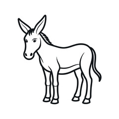 outline of a possum line art vector