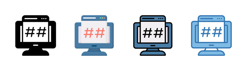 Hashtags Icon