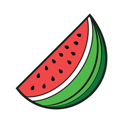 watermelon color vector