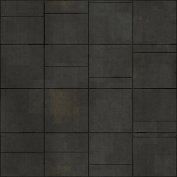 seamless sci-fi metal panels surface texture