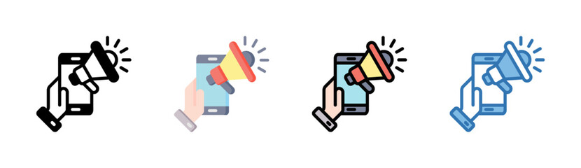 Mobile Marketing Icon