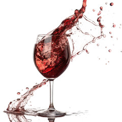 Red wine splash isolated on white background png red wine splash png wine splash png liquid splash png alcoholic beverage png transparent background image