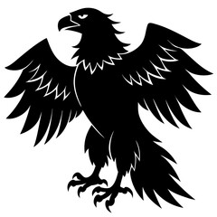 Eagle vector illustration on white background