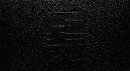 Dark crocodile leather texture background for fashion and design projects